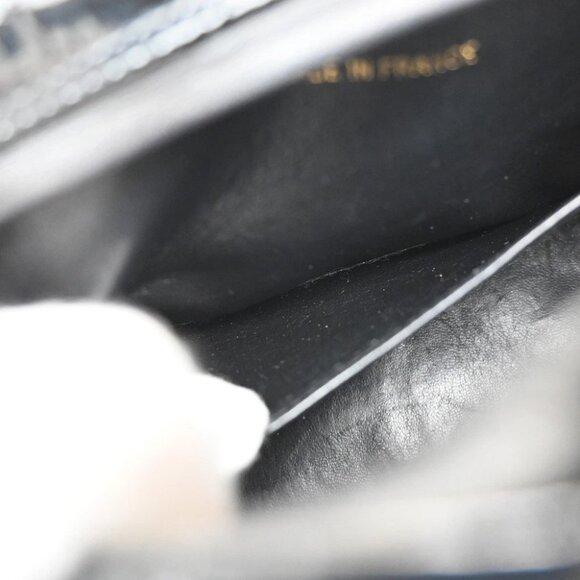 CHANEL CC Matelasse Mini Chain Shoulder Bag Patent Leather BK GHW VTG - Picture 16 of 16